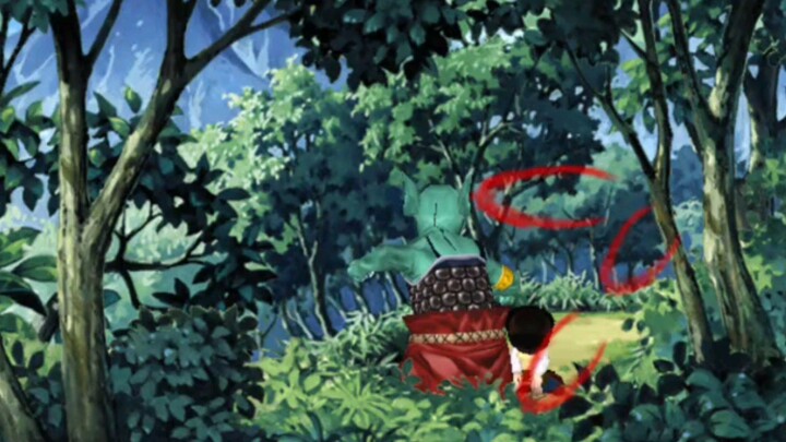 Inuyasha Secret of the Cursed Mask clip - Beat the Giant Demon