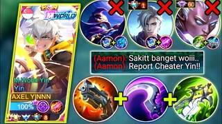 YIN VS INVISIBLE AAMON | TOP GLOBAL YIN | BEST BUILD AND EMBLEM | MOBILE LEGENDS