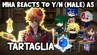 MHA/BNHA Reacts to y/n as Childe (Male) (Genshin Impact) || Gacha Club ||