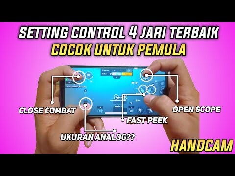 CARA SETTING CONTROL LAYOUT 4 JARI TERBAIK UNTUK PEMULA PUBG MOBILE