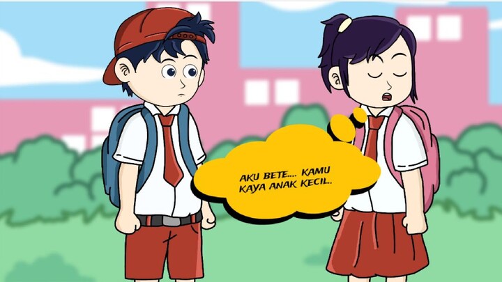 dari jendela SD - animasi sekolah