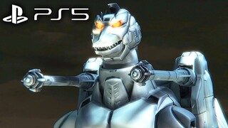 GODZILLA PS5 MechaGodzilla Boss Fight 4K ULTRA HD