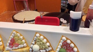 Món bánh Crepe Nhật Bản 🤤 #videohaynhat