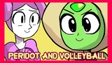 Peridot and Pink pearl Volley ball  ( Steven universe future dub comic)