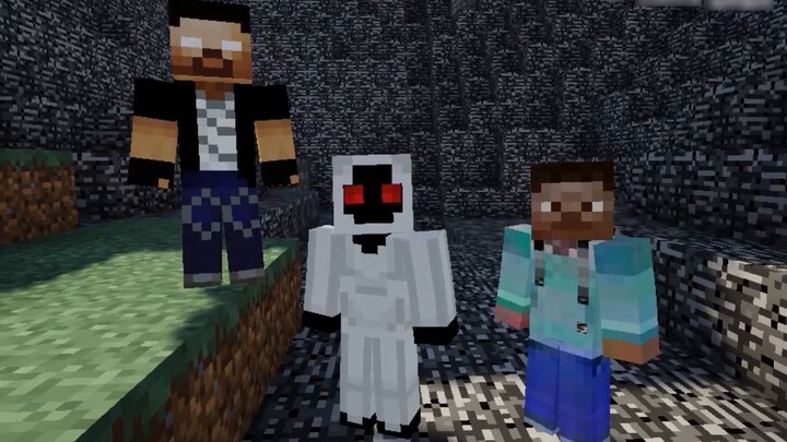 Minecraft: If the Minecraft stone and bedrock are swapped, collect all three stones to summon the artifact