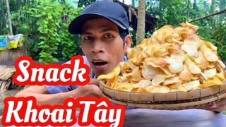 Làm Bim Bim Snack Từ Khoai Tây Chiên Giòn Ăn Ngon Đáo Để Rất Là Phê Và Rất Là Phiêu Luôn