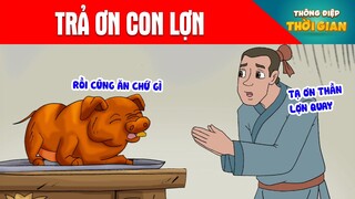 TRẢ ƠN CON LỢN - Thông Điệp Thời Gian - Phim Hoạt Hình - Truyện Cổ Tích - Khoảnh Khắc Kỳ Diệu