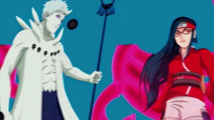 OBITO WITH SARADA.by Naruto