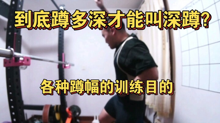 ท่าสควอตหลากหลายรูปแบบ