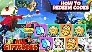 Infinity Island All Giftcodes - How to Redeem Codes // Infinity Island Free Giftcodes