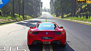 (PS5) Gran Turismo 7 สวยงามมาก - เกมเพลย์ Ferrari 458 Italia กราฟิกที่สมจริง 4K HDR 60FPS