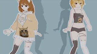 猫娘耄耋与猫娘牢财的老鼠舞