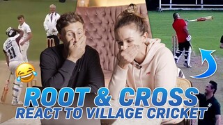 JOE ROOT & KATE CROSS react to HILARIOUS village cricket! CD x New Balance Cricket