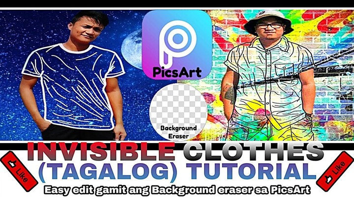 Paano Gumawa ng Invisible Clothes || Gamit ang PicsArt at Background eraser !