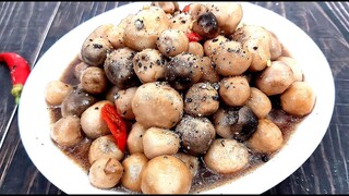 Món ăn Chay dễ làm l Cách làm món Nấm Rơm Kho Tiêu thanh đạm cho ngày Chay của Hồng Thanh Food