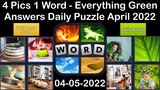 4 Pics 1 Word - Everything Green - 05 April 2022 - Answer Daily Puzzle + Bonus Puzzle