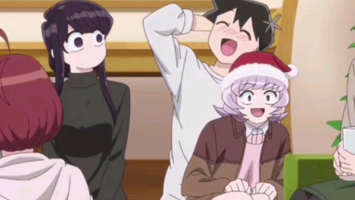 Komi-san is shocked! Nagana Tamezami sits directly on Tadano-kun's lap!