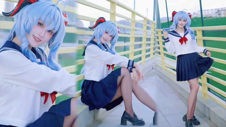 Ganyu: I heard... this is my cutest place? ❤️【Vertical screen pure enjoyment】