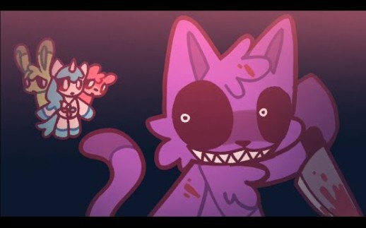 Sleepy Cat just wants to be friends with everyone (Bobby Playtime Smiling Animals) 2