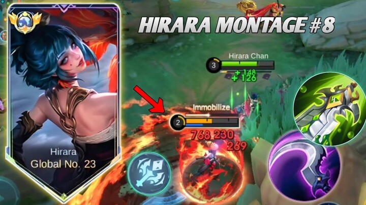 PAKE EMBLEM INI AUTO ONE HIT | HIRARA GAMEPLAY MOBILE LEGENDS