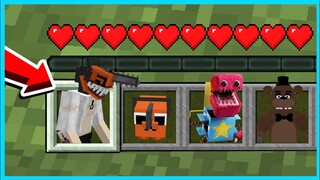 MIPAN & ZUZUZU Challange Buat Patung Chainsaw Man Dan Boxy Boo Di Minecraft!