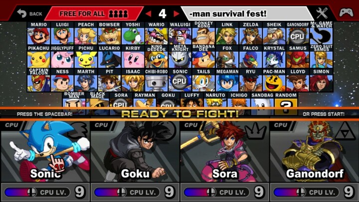 Super Smash Flash 2 - Group Match 1