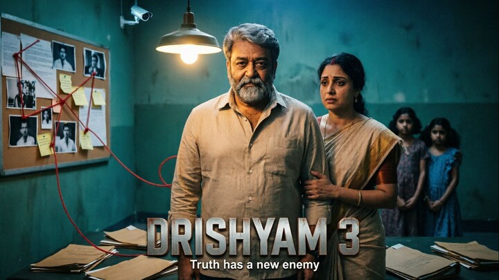 Drishyam 3 | Full Movie | Hindi Dubbed | Mohanlal | Meena | Anseeba