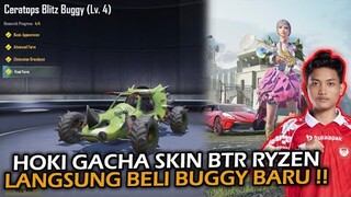 GARA2 HOKI GACHA SKIN BTR RYZEN LANGSUNG BELI SKIN BUGGY YANG BARU LEVEL MAX !! - PUBG MOBILE