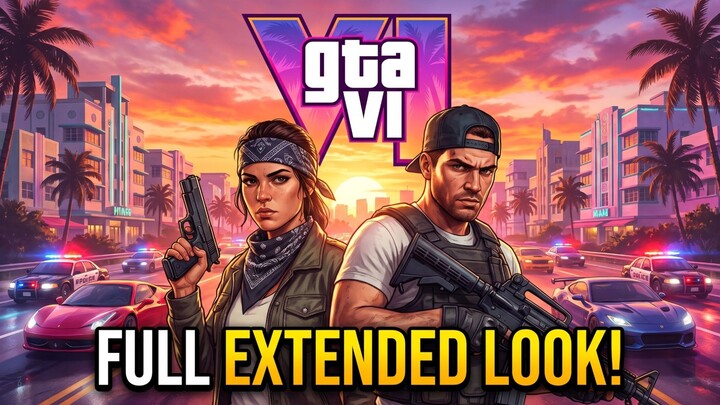 GTA 6 Full Extended Look Gameplay Trailer | Netflix First Look at Grand Theft Auto VI