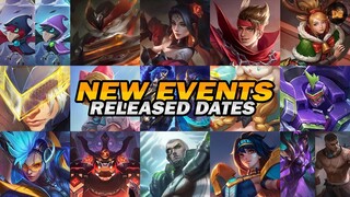 ALL UPCOMING EVENTS in Mobile Legends