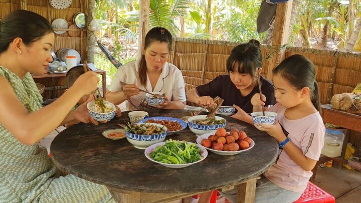 Chợt thèm canh chua lươn đồng nấu rau muống ruộng |ATCL