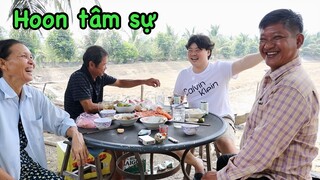 Vlog 499| Cha con lai rai vài lon, Hoon tâm sự muốn về thăm ngoại Quyên