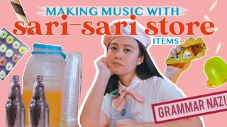 GRAMMAR NAZI, but with sari-sari store items
