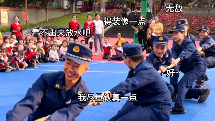 Little Kid: Back in the day, I beat a firefighter when I was just a kid!