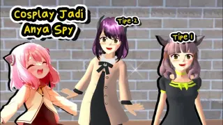 TUTORIAL COSPLAY JADI ANYA SPY x FAMILY 🤩🥰 - Sakura School Simulator 🤗🌸