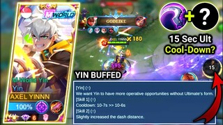 YIN 15 SECONDS ULTIMATE COOLDOWN BUILD IS HERE 😱| YIN BUFF | BEST BUILD & EMBLEM | MOBILE LEGENDS