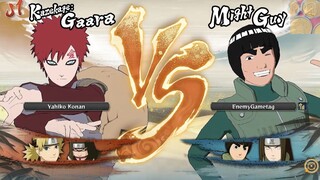 Game đối kháng Naruto 4 -Gaara vs Guy