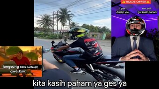 Orang Nyoba Nyalip Motovlogger...