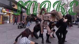 SOS!!! ثعبان صغير يظهر في شوارع لندن~ \"SNAKE\" رقصة مقلوبة [فرقة PARADOX في لندن]
