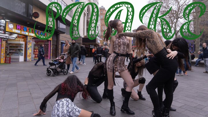 SOS!!! Little snakes are spotted on the streets of London~"SNAKE" dance cover [Paradox Dance Company