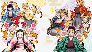 鬼灭之刃动画三周年虎年新柄图公开！