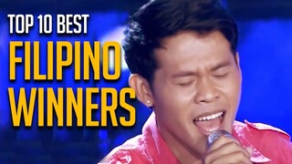 Top 10 Filipino🇵🇭  WINNER Auditions Worldwide!