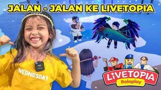 LEIKA KELILING DUNIA 😍🥰 LEIKA AJAKIN TOMPEL NGABUBURIT KELILING LIVETOPIA [ROBLOX INDONESIA]