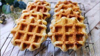 Belgium Waffles วาฟเฟิลเบลเยี่ยม Belgium Liege waffles