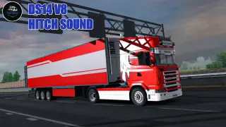 Universal Truck Simulator | Testing Scania DS14 V8 and Trailer Hitch Sound
