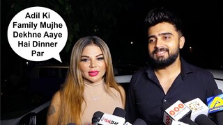 #Radil - Rakhi Sawant 🥰 Adil Khan Dinner 🍲 With Adil Family's 👪 At Taj Lands End