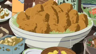Food Healing ｜ Food in Anime ｜ Life cần pháo hoa và chia sẻ bàn ăn
