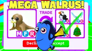 I traded a mega neon walrus in adopt me