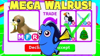 I traded a mega neon walrus in adopt me