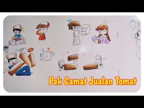 Pak Camat Jualan Tomat Yang Beli Harus Hormat